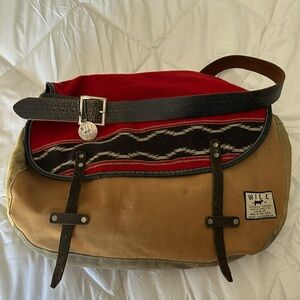 Vintage One of a Kind Huge Will Messenger Bag